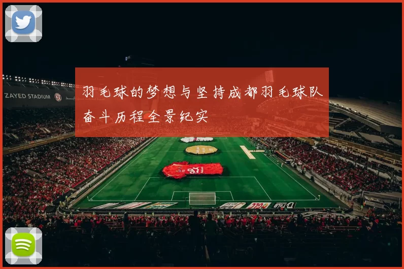 羽毛球的梦想与坚持成都羽毛球队奋斗历程全景纪实